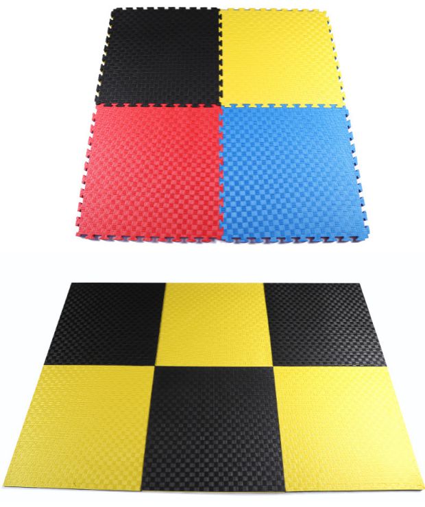 thảm bọt Taekwondo mat khâu 80 * 80cm dày chống trượt bằng chứng có thể gập lại phim hoạt hình bò pad XPE - Thảm sàn thảm xốp gấp gọn cho bé