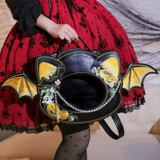 Ретро рюкзак, сумка через плечо, с вышивкой, стиль Лолита