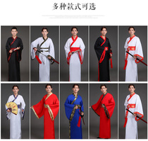 New Swordsman Knight costume manpower costume Tang suit Hanfu ancient Knight mens samurai performance costume