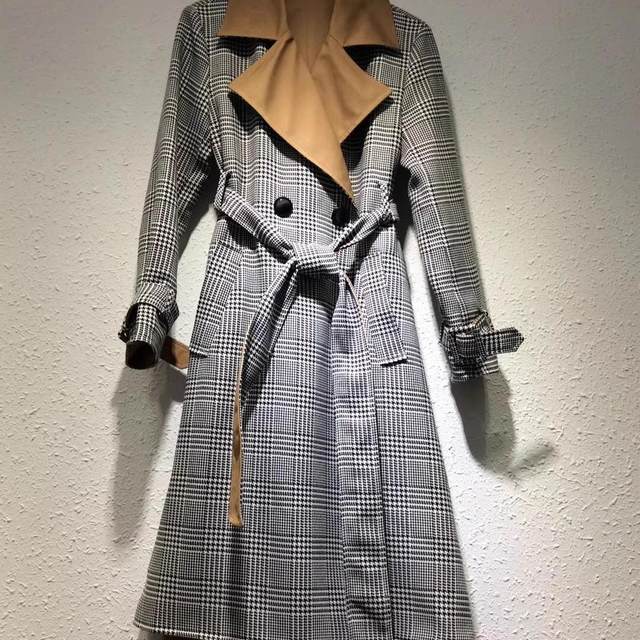 Regular mid-length fashionable windbreaker mid-length coat