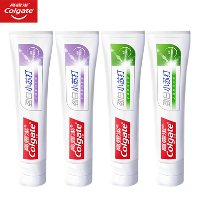 高露洁【劲白小苏打牙膏】4支