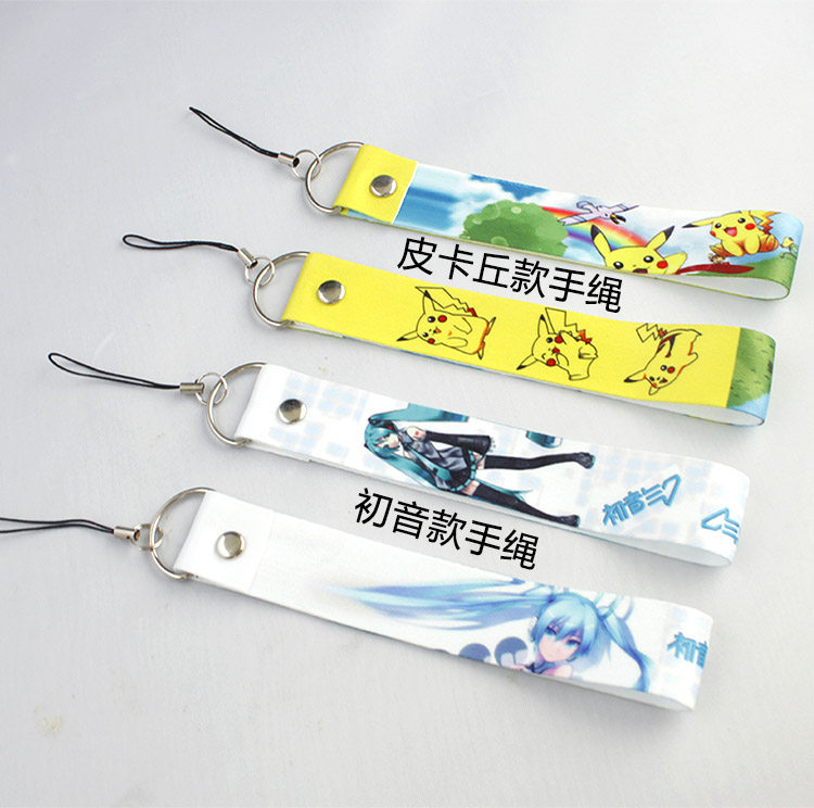 PSV1000 PSV2000 hand rope lanyard NEW 3DSLL 3DS with Hatsune Pikachu anime hand lanyard