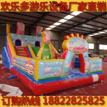 New piggy set to make air die inflatable blowing trampoline trampoline Trampoline Big Slide Castle Park Square Playground Spot