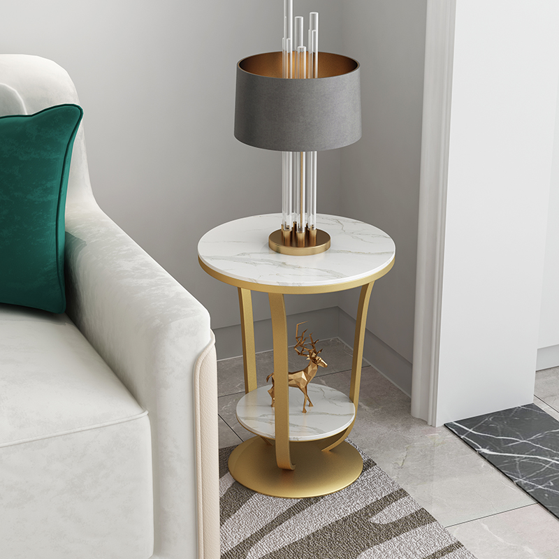 Nordic Home Sofa Edge A Few Light Lavish Double Rock Benches Marble Living-room Corner A Few Brief Modern Balcony Small Round Tables