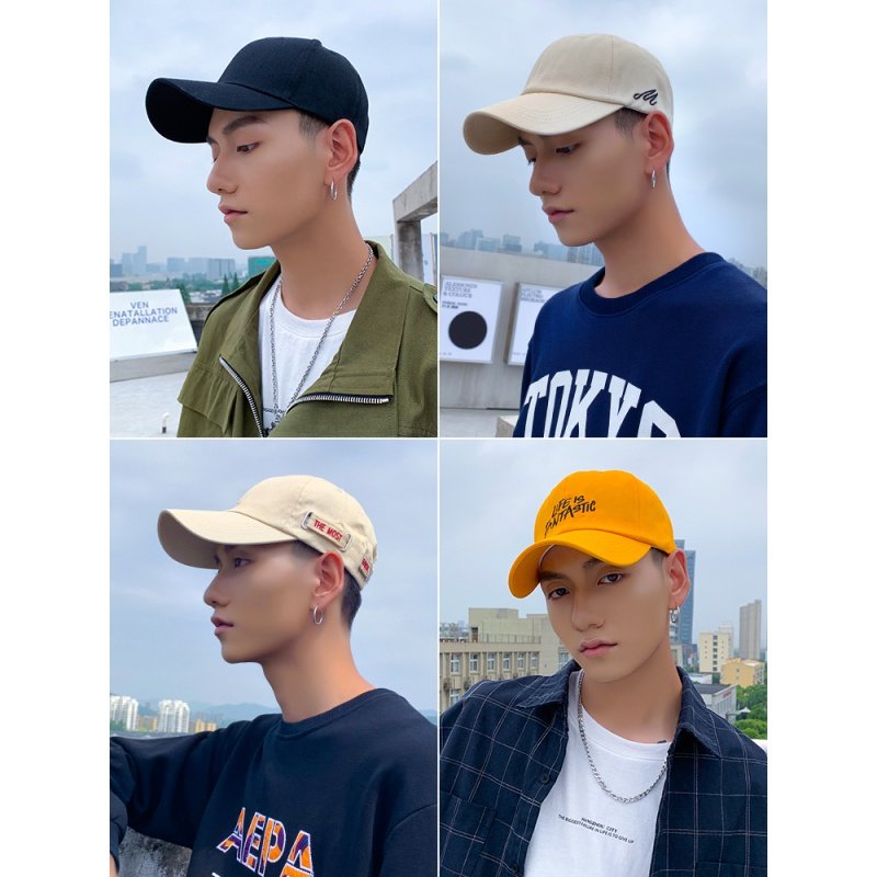Hat men's ins fashion summer cap spring and autumn sun visor fashion sun visor new net red baseball cap