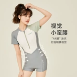 亦美珊 Flat -Engle Coined Swimsuit Женский консервативный бассейн Специальный 2024 Новые профессиональные гоночные купальники