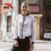 Áo khoác nữ Anta 2018 mùa thu mới áo khoác thể thao dệt áo cardigan thể thao quần áo bóng chày giản dị nữ Áo khoác thể thao / áo khoác