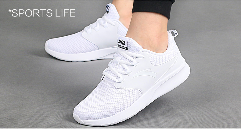 Giày thể thao nữ Anta giày thể thao giày chạy bộ mùa xuân 2019 trang web chính thức mới top giày sneaker nam