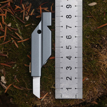 Multifunction Mini folding knife Outdoor whistle Small knife wilderness Wilderness Equipped Key Button Sharpened Express Small Knife