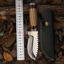 High hardness tactical outdoor knife anti-aircraft knife survival knife field survival knife retired portable knife straight knife cutting edge