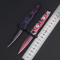 Versatile folding knife outdoor small knife carry-on small sharp portable anti-body cutter key buckle unpacking express