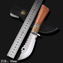 Outdoor knife manual forging knife special tactics small straight knife field survival knife high hardness wilderness knife self-defense