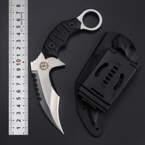 Multifunctional special combat D2 claw knife wilderness survival equipment wild survival portable sharp knife high hardness straight knife