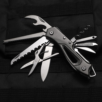 Versatile Swiss small knife outdoor camping equipped cutter folding tool portable knife with a mini-knife