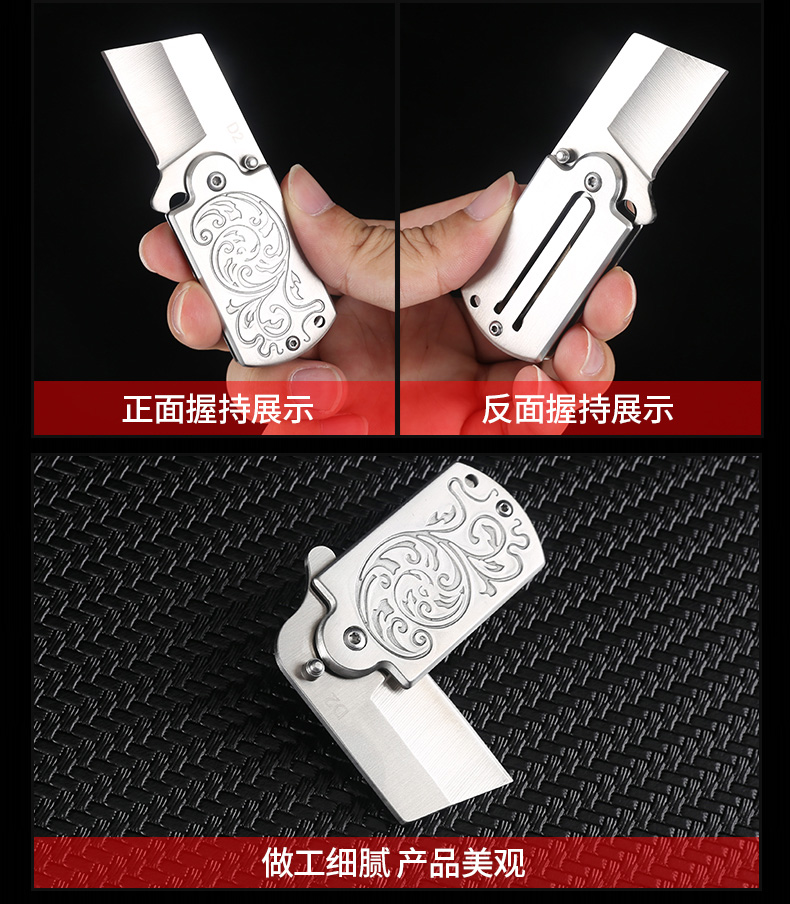 Công cụ gấp thép Sharp D2 cầm tay nhỏ gọn cầm tay bằng thép không gỉ với dụng cụ mở chai đa năng - Công cụ Knift / công cụ đa mục đích kìm đa năng victorinox