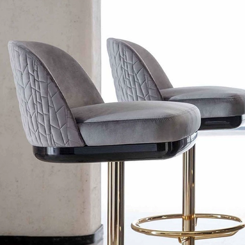 Итальянский подъемный бар для дома для дома регулируемый ротари -бар -бар -стул Бар -стул Light Luxury Island Chair High Clail