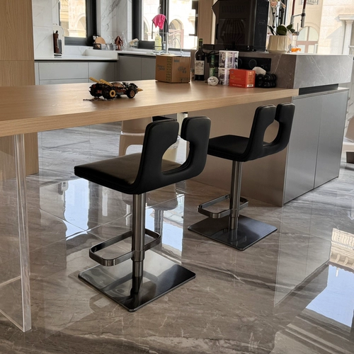 Подъемная бар-стул дизайнер современный бар Light Luxury High-end Send Sense Rotating Home Bar Stool Island High кресло