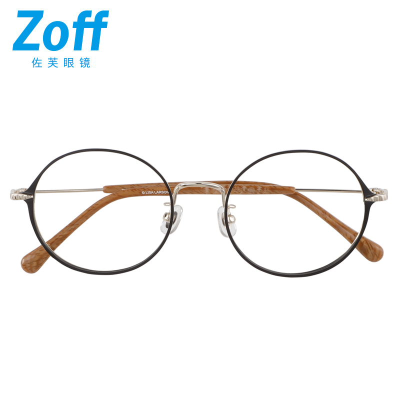 日本Zoff佐芙眼镜LISA LARSON合作款时尚圆框近视镜ZP212012