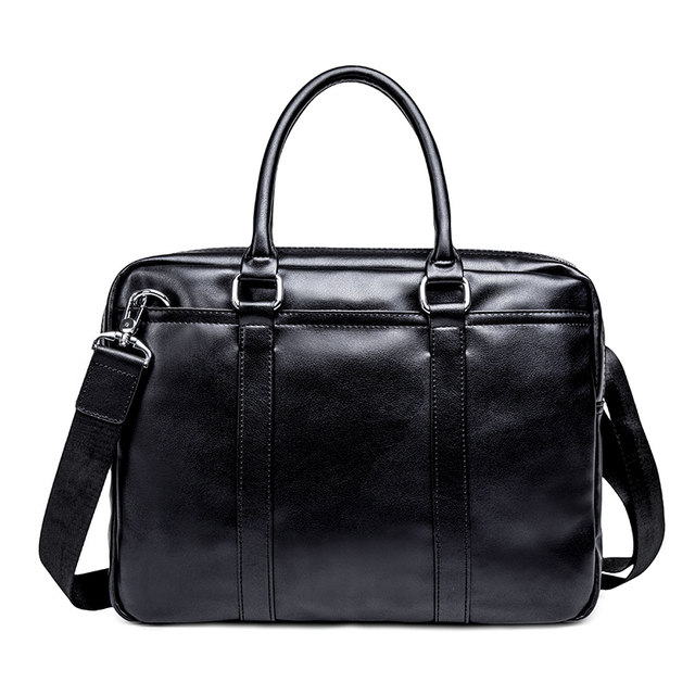 Cowhide Genuine Leather Men's Bag Handbag Men's Shoulder Crossbody Bag Men's Clutch Business Briefcase Travel Bag Trendy