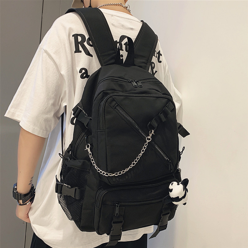 Day Series Large Capacity Double Shoulder Bag Men Tide Cards New University Students Computer School Bags Outdoor 100 Hitch Leisure Travel Bag