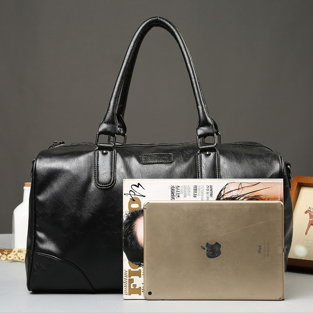 European and American New Style Genuine Leather Men's Bag, Shoulder Bag, Crossbody Bag, Casual Men's Bag, Large Bag, Trendy Fashion Handbag, Travel Bag