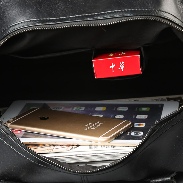 European and American New Style Genuine Leather Men's Bag, Shoulder Bag, Crossbody Bag, Casual Men's Bag, Large Bag, Trendy Fashion Handbag, Travel Bag