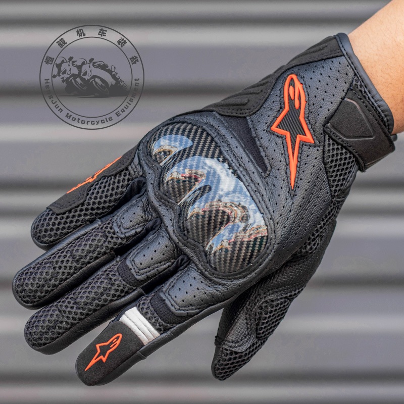 Italy A star SMX-1 AIR summer motorcycle riding mesh breathable anti-fall touch screen motorcycle gloves men and women