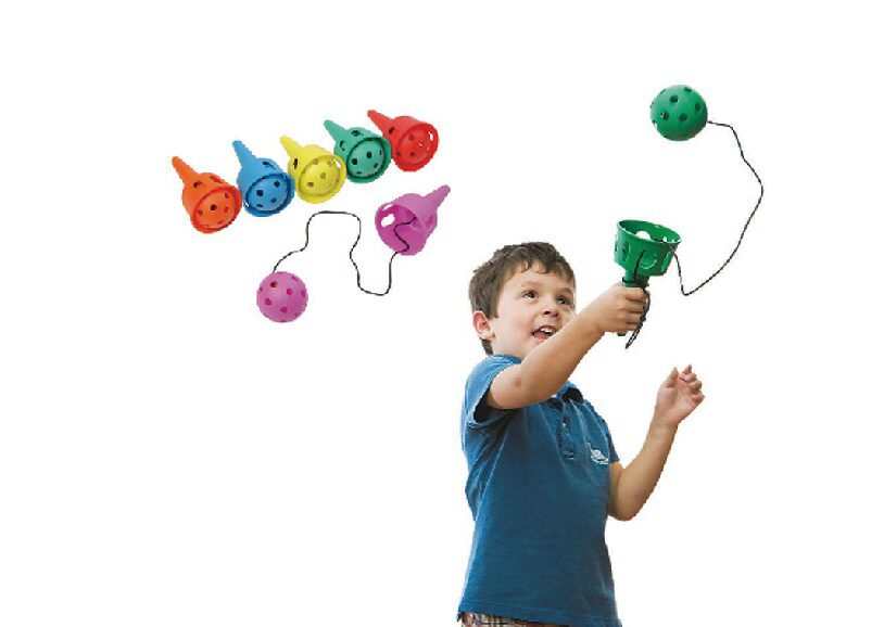 Kindergarten children's sensory equipment outdoor sports plastic throwing pinball polo polo to pick up the ball polo-Taobao