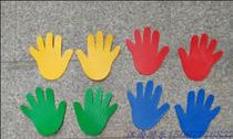 Handprints footprints handprints sensory systems Vientiane combination soft glue contacts tactile massage childrens early education training