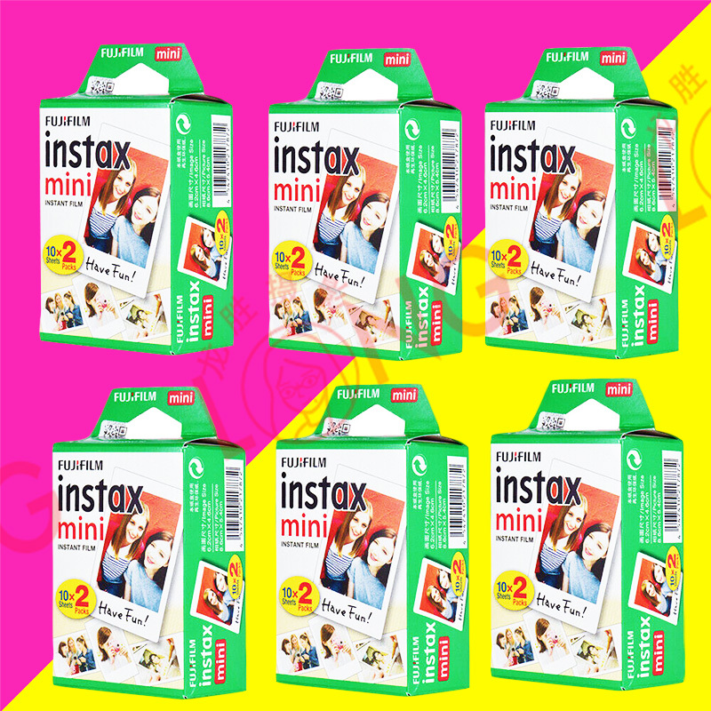 Fujifilm Instax 3inch Film 7+/11/90 White Border Color Border Mini Film