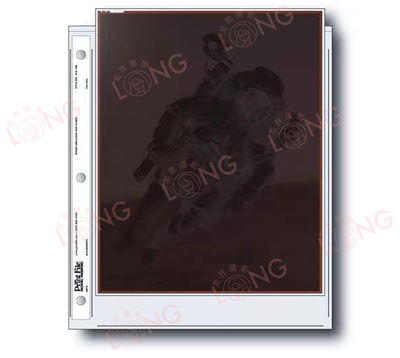 In stock, single sheet for individual sale, 810-1HB color Black and white reversal film sheet preservation bag