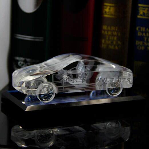 Special price Crystal Lamboro Jini sports car model base with perfume can be customized car license plate number