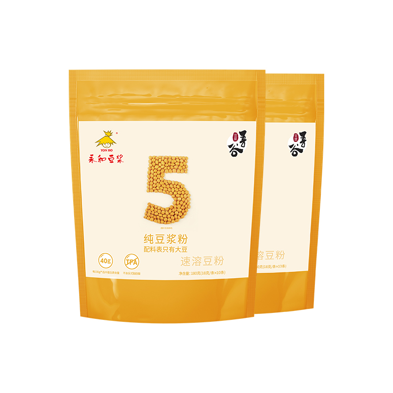 【凑单23.9】永和0添加纯豆浆粉2袋360g