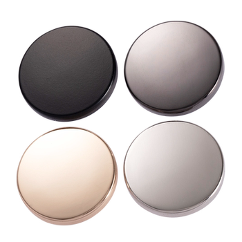 Metal button top women's coat buttons