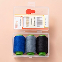 Черная/серая/синяя линия (коробка+игла+игла)