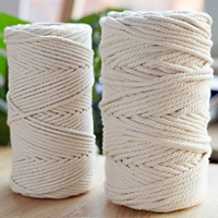 Хлопковая веревка DIY рука -Недостатка грубые хлопчатобумажная линия.
