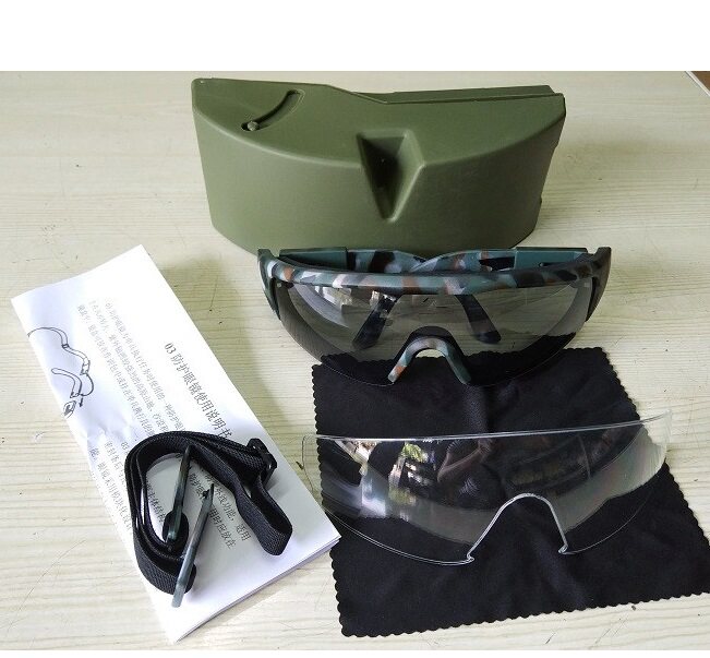 03 Goggles protective glasses outdoor riding goggles anti-wind sand anti-UV locomotive glasses double lenses