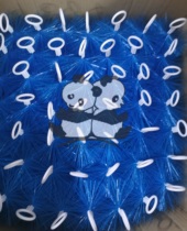 Double bear blue brush koi fish pond filter brush 304 steel 1 6 core filter equipment fish pond bottom filter brush