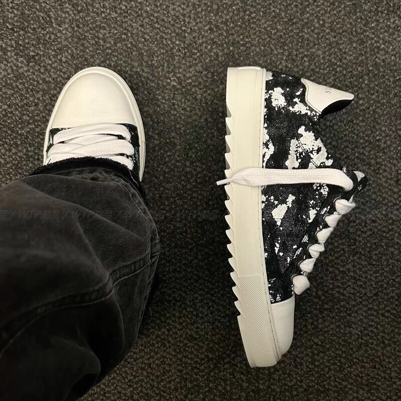 French High Street Luxury Brand Numeris Low-Top Trendy Fashion Versatile Height-Increasing Couple Casual Sports White Sneakers