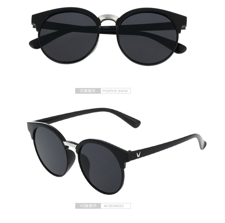 Kính râm mới 2018 của phụ nữ thời trang retro kính râm nữ hipster hộp lớn mặt tròn Phiên bản Hàn Quốc của kính phản quang đầy màu sắc kính thời trang nam