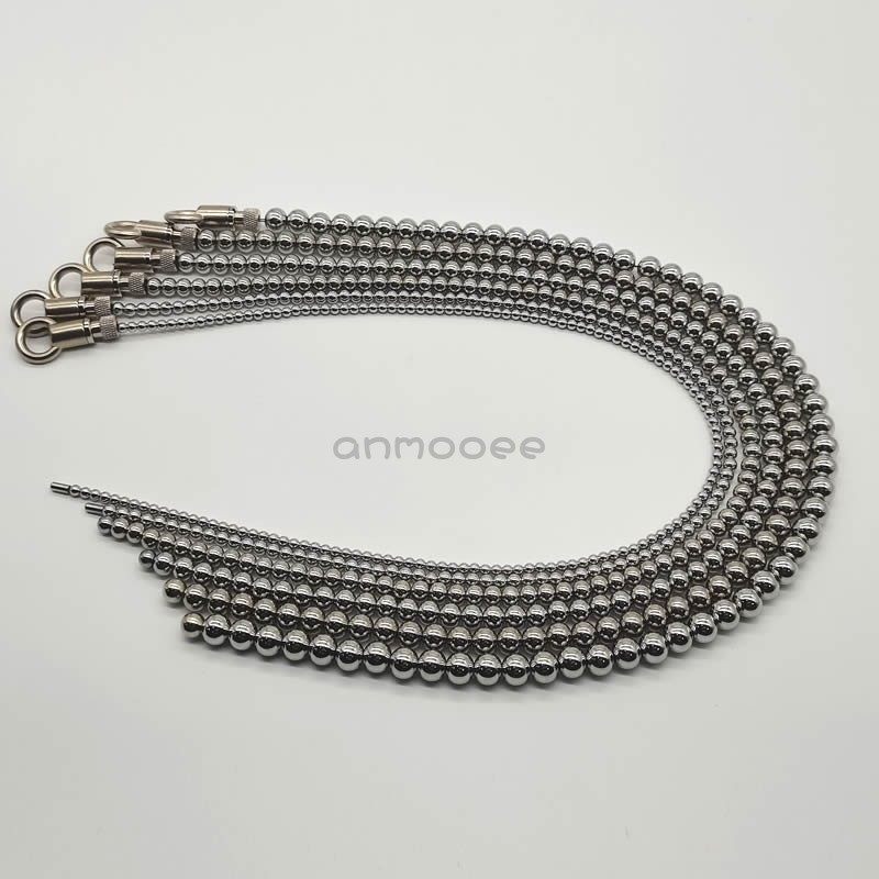 50cm ultra-long sm flexible bendable stainless steel horse eye stick urethral labead crystal glass urine jam alternative climax-Taobao