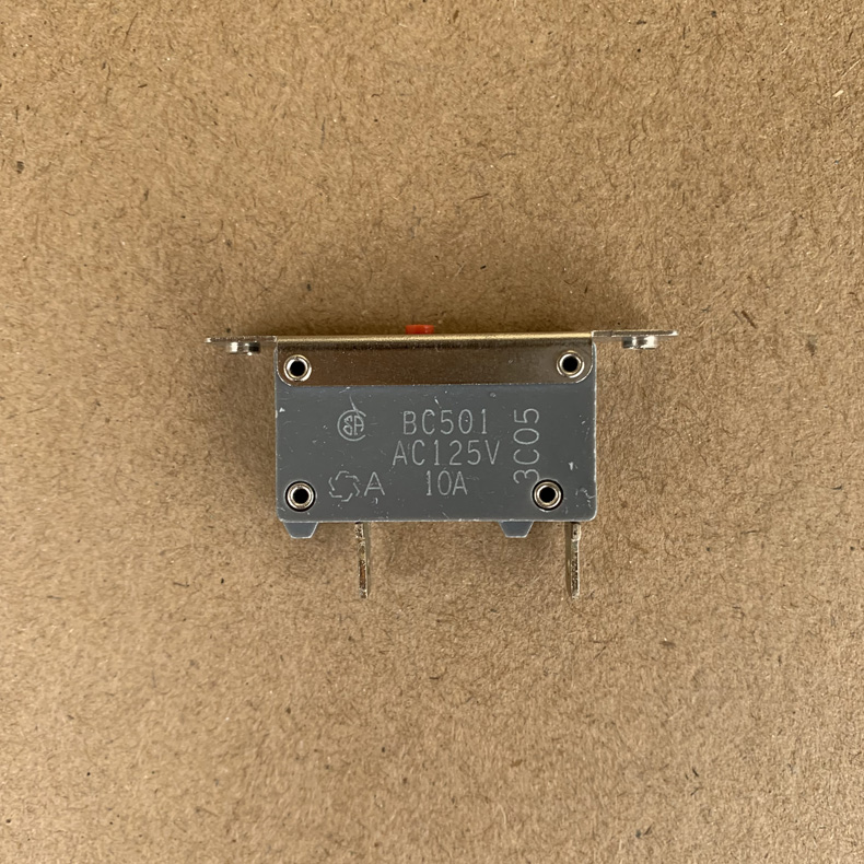 Imported Japan Star Electric HOSIDEN BC501 10A overload protector over current switch AC125V