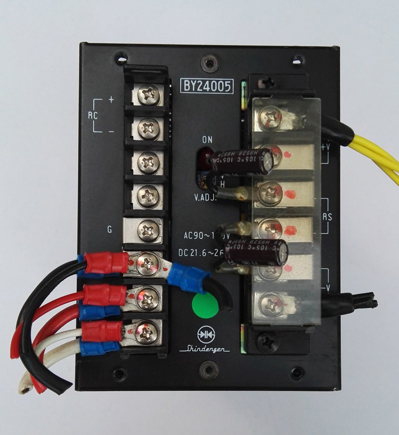 Original disassembly Japan SHINDENGEN BY24005 24V 5A AC110 input fanless power supply