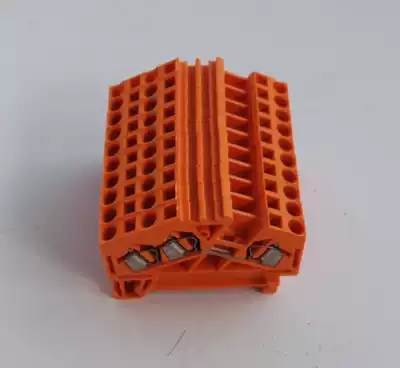 Original German WAGO WAGO 280-654 2 5 square three-wire inclined terminal orange spot