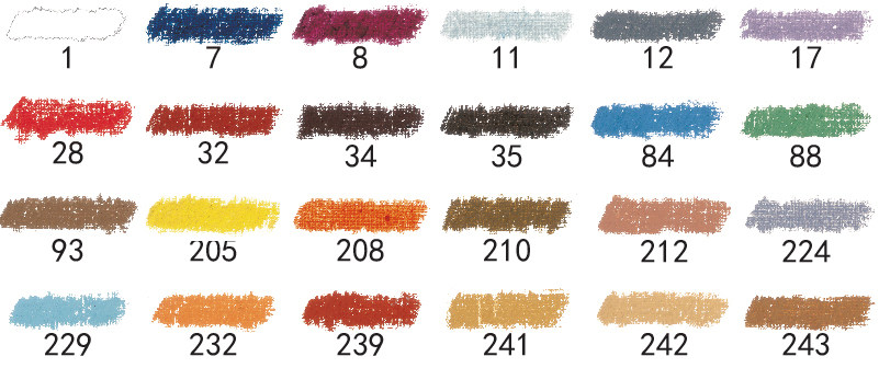 Масляная пастель 法国sennelier申内利尔油画棒24色珠光72人物风景静物油性粉彩笔