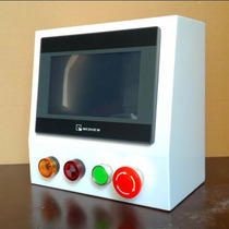 7 inch touch screen control box installation box man-machine interface rotating bracket PLC electric control box installation box custom