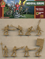 (heavily fortified) Ultima Ratio 1 72 Soldiers Model UR007 15 Century Swiss Infantry