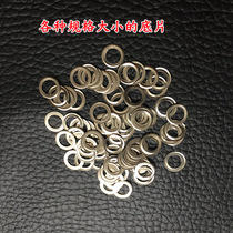 Inner ring 5mm metal iron chicken eye buckle gasket silvery white rivet shoes with holes hollow buckle gasket