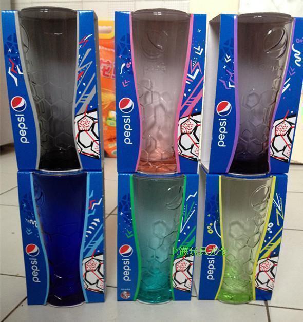 McDonald's KFC KFC Pepsi Cup World Cup Pepsi Star Water Cup Colored Crystal Glass