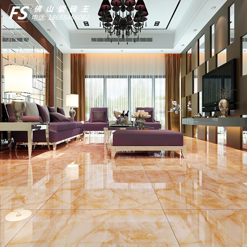 Foshan Marble All - Thrown glazed tile tiles 800X 800 living room non - slip floor tile tile floor tile floor tile floor tile